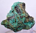 7cms EPIDOTE CHRYSOCOLLA CRYSTALS PERU COLLECTOR GREEN COLOR MINERAL CB161