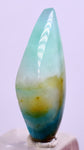 4.5ct GEM BLUE OPAL SCENIC CABOCHON PERU SEASCAPE PENDANT JEWELRY BB352