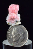1.9cms RHODOCHROSITE FLUORITE PYRITE CRYSTAL RHOMBOHEDRAL SUPER MINIATURE RB302
