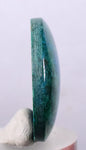 2.8cms CHRYSOCOLLA CABOCHON PERU PARROT WING EILAT STONE JEWELRY PENDANT BB69