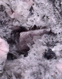 6.3cms RHODOCHROSITE ROSETTE PERU PINK CRYSTALS HUANZALA MINE MINERAL RB547