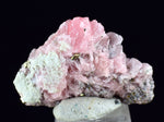 2.2cms RHODOCHROSITE PYRITE CHINA CRYSTAL RHOMBOHEDRAL MINIATURE RB645