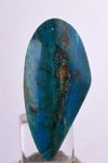 15.5ct GEM BLUE OPAL SCENIC CABOCHON PERU SEASCAPE PENDANT JEWELRY BB264