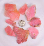 70 grams GEM PINK OPAL PERU ROUGH PINKISH RED TRANSLUCENT CORAL COLOR PB81