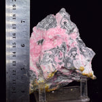 12cms RHODOCHROSITE ROSETTE PERU PINK CRYSTALS HUANZALA MINE MINERAL RB473