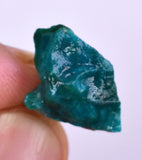 9.5carats GEM SILICA CHRYSOCOLLA CHALCEDONY PERU HIGH YIELD NEW FIND ROUGH SB162