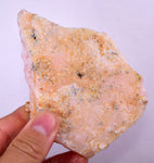 150 grams GEM PINK OPAL PERU ROUGH ANGEL SKIN TRANSLUCENT CORAL COLOR PB63