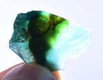 250Carats GEM SILICA CHRYSOCOLLA  PERU CHALCEDONY QUARTZ BLUE ROUGH FACET SB133