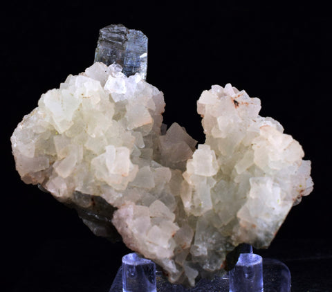 5.8cms PREHNITE QUARTZ EPIDOTE CRYSTALS PERU SHINY MINERAL SPECIMEN UB243