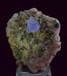 2.1ms RHODOCHROSITE FLUORITE PYRITE CHINA CRYSTAL RHOMBOHEDRAL MINIATURE RB411