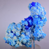 12.5cms NEW BLUE CHALCANTHITE NATURAL BOTRYOIDAL CRYSTALS PERU TRANSLUCENT FB33