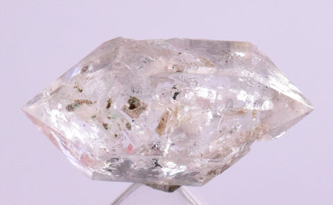 2cms HERKIMER DIAMOND ANTHRAXOLITE CRYSTALS MINERAL SPECIMEN PERU QB21