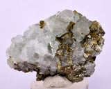 6.2cms PYRITE CUBIC FLUORITE QUARTZ PERU SHINY CRYSTALS MINERAL COLLECTOR MB142