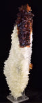 26cms STALACTITE QUARTZ IRIDESCENT GOETHITE LIMONITE PERU MINERAL SPECIMEN QB71