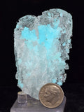 6.5cms NATURAL SKY BLUE SALAMMONIAC LECONTITE CHILE CRYSTALS MINERAL UB206