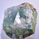 10.5cms DRUZY CHRYSOCOLLA SELENITE  QUARTZ LILY MINE PERU 2000 DISCOVERY DB53