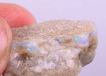 23 cts FIRE OPAL AUSTRALIA PRECIOUS BLUE FIRE OPAL COBBER MATRIX JEWELRY OB66