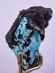 6.6cms CHRYSOCOLLA BOTRYOIDAL CRYSTALS PERU SPHERES GRAPE TURQUOISE COLOR CB71