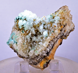 5cms ATACAMITE SELENITE DRUZY CHRYSOCOLLA QUARTZ MALACHITE LILY MINE PERU AB161