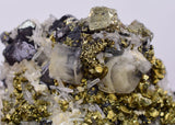 4.1cms APATITE QUARTZ PYRITE CRYSTALS PERU HUANZALA AB246