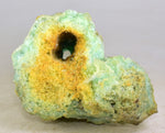 22cm MELANTERITE VOLCANO HOLE INSIDE STALACTITE CHALCANTHITE CRYSTAL PERU  FB77