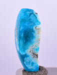 4cts GEM SILICA CHRYSOCOLLA CHALCEDONY POLISHED PERU NEW FIND BB338