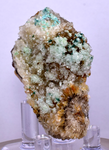 5cms ATACAMITE SELENITE DRUZY CHRYSOCOLLA QUARTZ MALACHITE LILY MINE PERU AB161