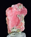 2.2cms RHODOCHROSITE QUARTZ PYRITE CHINA CRYSTAL RHOMBOHEDRAL MINIATURE RB656