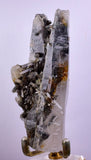 8.8cms GEM QUARTZ TWIN NATURAL CHLORITE INCLUDED PHANTOM CRYSTAL PERU  QB29