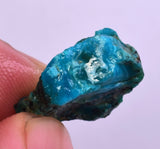 10carats GEM SILICA CHRYSOCOLLA CHALCEDONY PERU HIGH YIELD NEW FIND ROUGH SB164