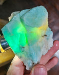 138 Gram AMAZONITE ROUGH PERU HIGH QUALITY MINERAL SPECIMEN NATURAL EB80