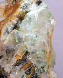 7.9cms GEM ATACAMITE INSIDE SELENITE CRYSTAL LILY MINE 2000 DISCOVERY PERU AB158