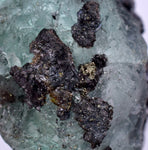 2.7cms GEOCRONITE GREEN FLUORITE CRYSTAL PERU MILPO ATACOCHA PERU SHINY KB36