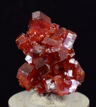 2.7cm VANADINITE CRYSTAL BARITE MIBLADEN MOROCCO MINIATURE MINERAL SPECIMEN WB20