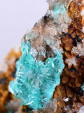 5.4cms CHRYSOCOLLA MALACHITE SELENITE CRYSTALS PERU QUARTZ CALCITE CB28