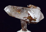 6.4cms HEMATOID QUARTZ DOUBLY TERMINATED GOETHITE MINERAL SPECIMEN PERU QB112