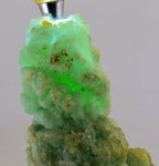 22cm MELANTERITE VOLCANO HOLE INSIDE STALACTITE CHALCANTHITE CRYSTAL PERU  FB77