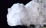 7.3cms DRUZY QUARTZ SHINY CALCITE NATURAL CRYSTAL PERU MINERAL SPECIMEN QB46
