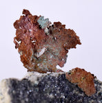 3.4cms NATIVE COPPER PERU CRYSTAL IRON NEW FIND SOME FINE IRIDESCENT IB26