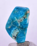 7cts GEM SILICA CHRYSOCOLLA CHALCEDONY POLISHED PERU NEW FIND BB335
