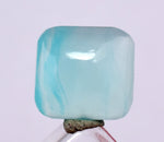2ct GEM BLUE OPAL SCENIC CABOCHON PERU SEASCAPE PENDANT JEWELRY BB299