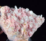 6cms RHODOCHROSITE ROSETTE QUARTZ PERU PINK CRYSTALS NEEDLES MINERAL RB129