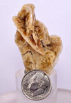 4.3 cms DESERT ROSE SELENITE CRYSTAL PERU GOLDEN SUISEKI TRANSLUCENT TB94
