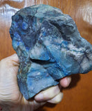 14cm NATURAL SCULPTURE IT LOOKS LIKE PICASSO ? AZURITE MALACHITE PERU QB118F