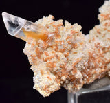 5cms LIMONITE IN SELENITE CRYSTAL COLLECTOR PERU MINERAL SPECIMEN TB81