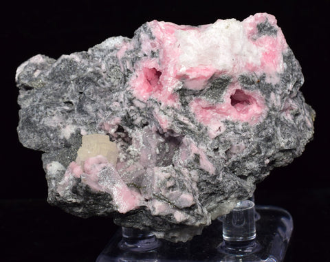 6.4cms RHODOCHROSITE ROSETTE PERU PINK CRYSTALS HUANZALA MINE MINERAL RB468