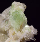 8.5cms AUGELITE CRYSTAL PERU DARK GREEN BRIGHT NEEDLE QUARTZ PASTO BUENO AB179