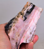 775grs. PINK OPAL NATURAL GLOBE FISH ? PERU ROUGH TRANSLUCENT CORAL COLOR PB99
