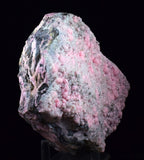15cms GEM RHODOCHROSITE QUARTZ PYRITE GALENA PERU PINK CRYSTALS MINERAL RB203