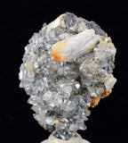 3.6cms CERUSSITE BARITE GALENA CRYSTALS MOROCCO MINERAL SPECIMEN KB57